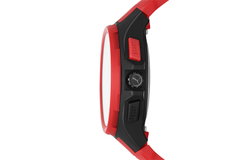 PUMA Wrist Watch Quartz Movement Silicone Strap 48mm Black Dial Men"s Watches P5072