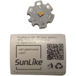 Светодиод с высокой цветовой передачей на матрице SunLike 3030 3.2-3.4V 65-50mA 2700K CRI95 3х3мм Seul Semicindoctor