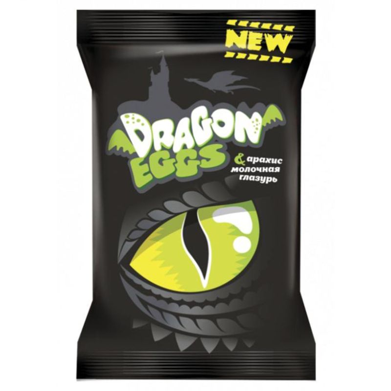 Драже Dragon цветная глазурь арахис 70 гр/пач 16 пач/кор