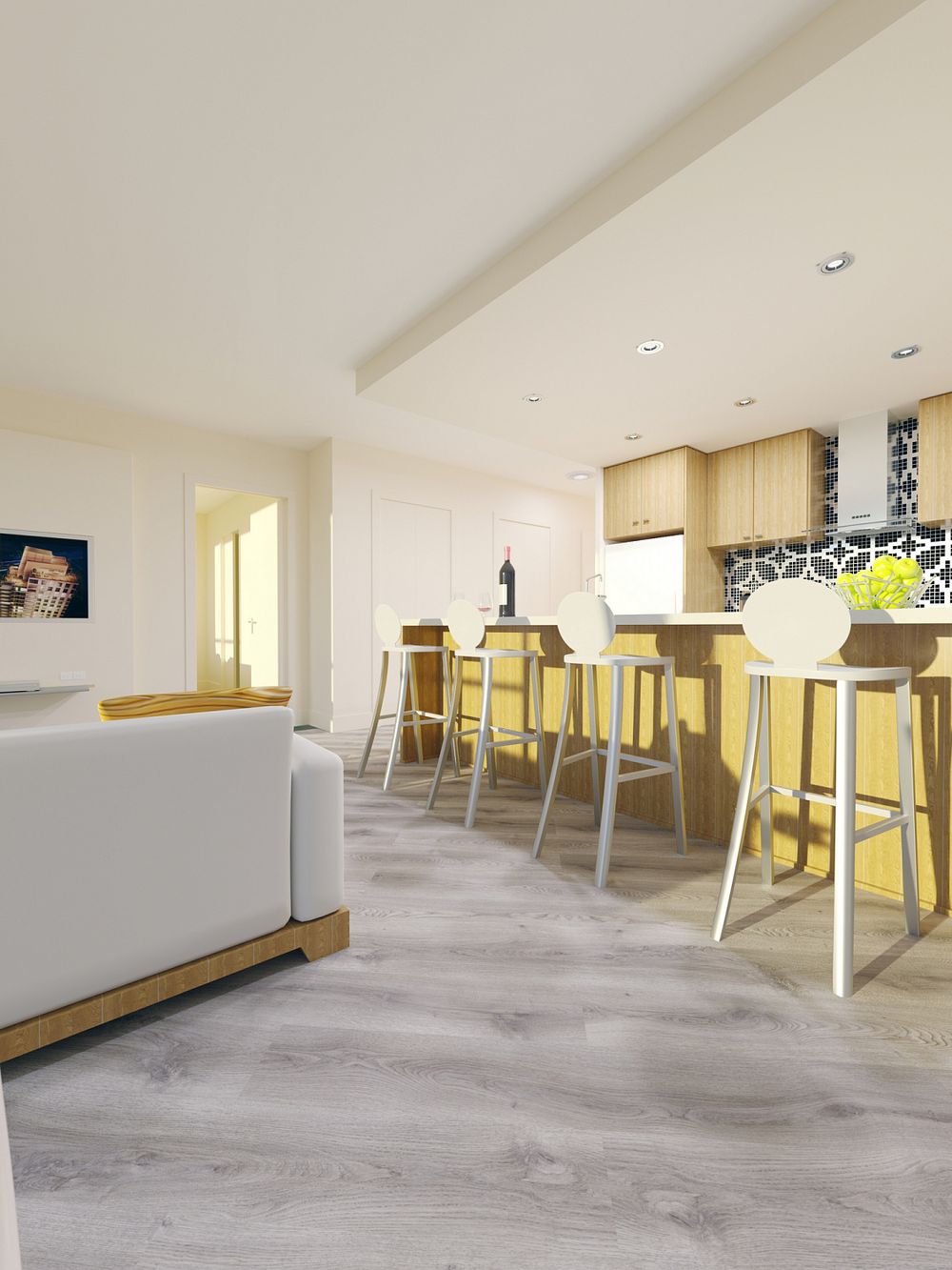 Виниловый пол FineFloor Light FF-1375 Дуб Котка