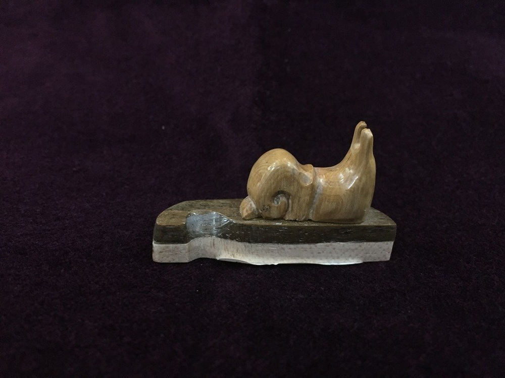 Улитка, сувенир, фигурка, из кости