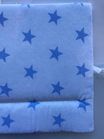 Борт-охранник бязь "Звезды" Голубой