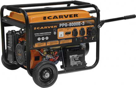 Генератор Carver PPG- 8000E-3 6.5кВт