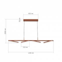 Подвесной светильник ST-Luce EUCLIDICS SL1018.603.04