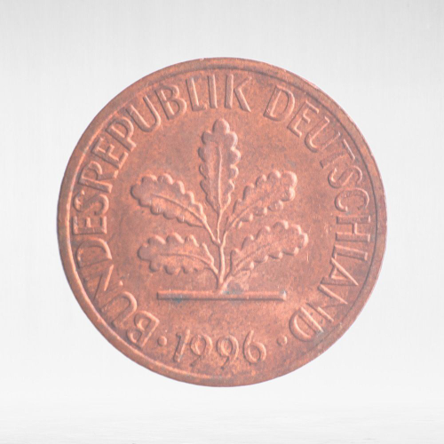 Germany, 1 Pfennig, 1996, (Karlsruhe Mint - "G"), VF
