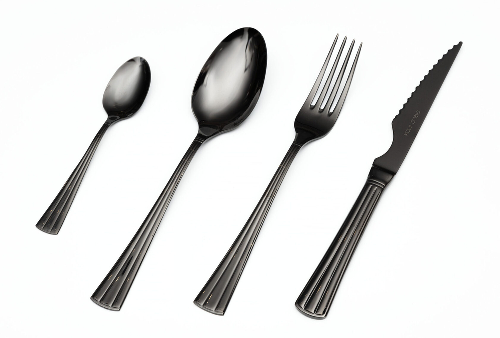 Набор PRINCIPE black102-103 столовые приборы Belo Inox Черный