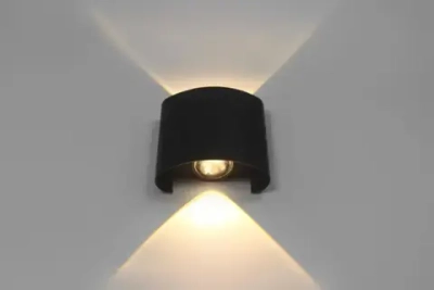 Светильник декоративный настенный накладной уличный фасадный светодиодный PICTOR WL57-2 BK IP54