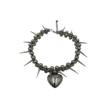 sharp heart necklace