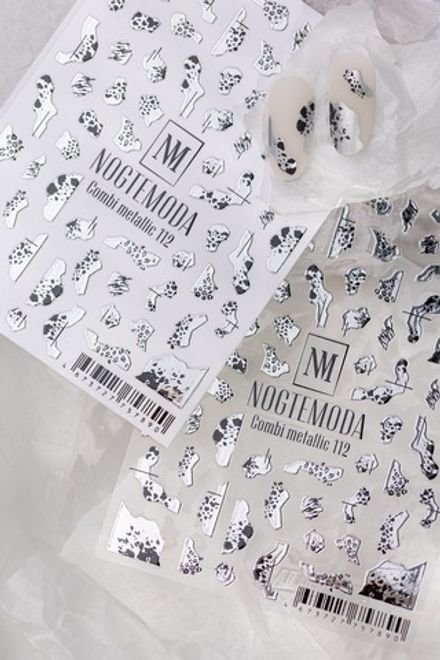 Nogtemoda Наклейки для ногтей Combi Metallic 112