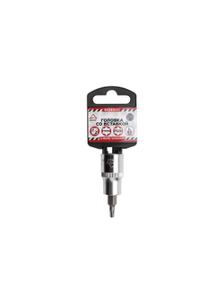 Головка 1/2" со вставкой TORX T25 L=60, ARNEZI R0345025