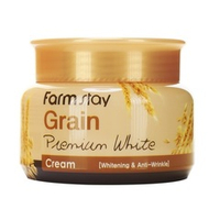 Крем для лица осветляющий с маслом ростков пшеницы FarmStay Grain Premium White Cream 100мл