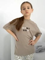 Костюм для девочки с брюками клеш на осень