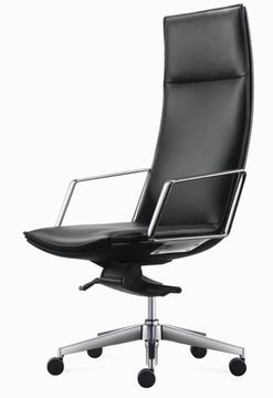 Офисное кресло Alek натуральная кожа 