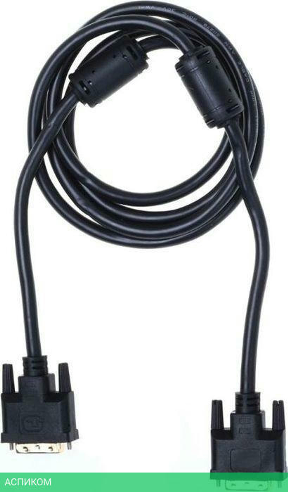 Кабель Buro DVI-D(m)/DVI-D(m) 1.8 м ферритовые кольца BHP RET DVI18 черный