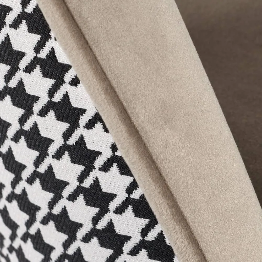 Стул полубарный Bradex Home Leo латте с жаккардом, поворотный механизм