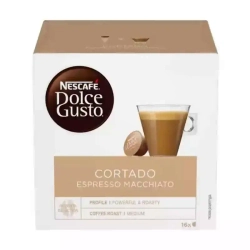 Кофе капсульный Nescafe Dolce Cortado Espresso Macchiato, для системы Dolce Gusto, 16 шт