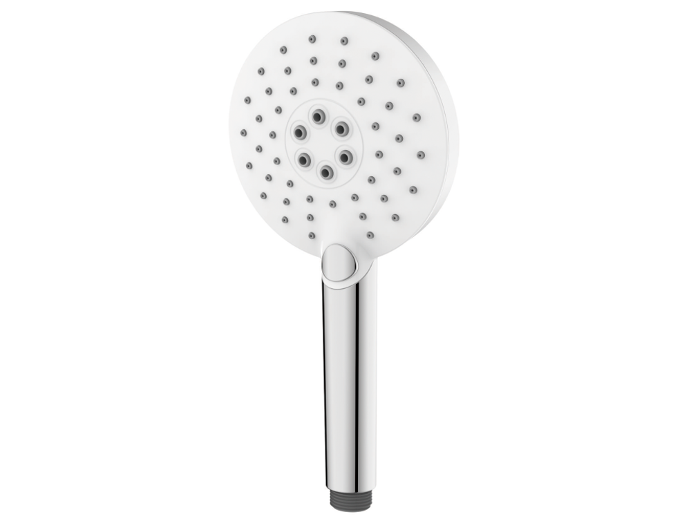 Лейка душевая (3 режима) RIMERO RM030WC (Белый/Хром)