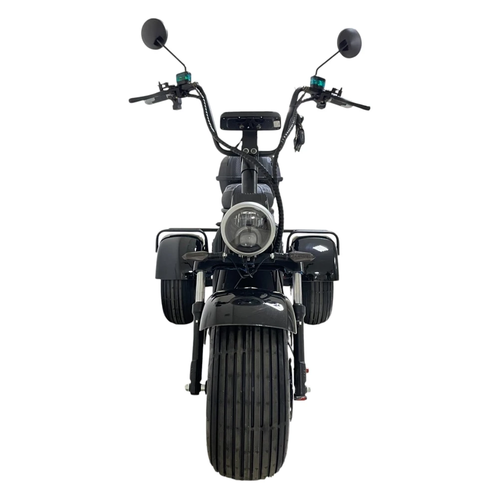 Электроскутер CITYCOCO X7 Pro TRIKE Черный глянец