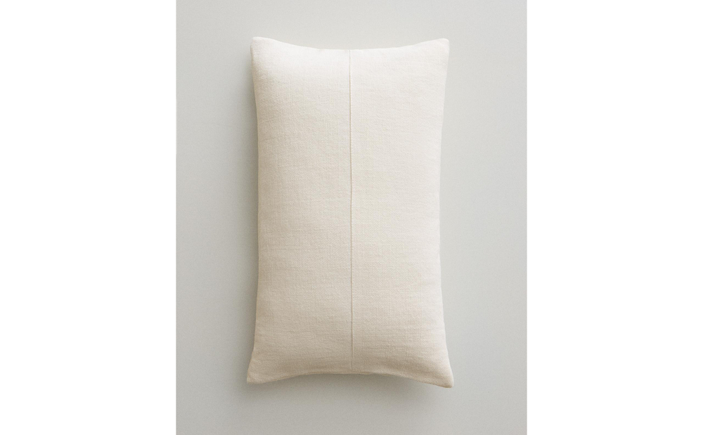 Zara Home наволочка декоративная из льна, экрю · 6363/008