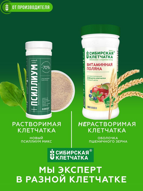 Псиллиум + Лен +Чиа Микс, 200 г