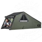 Палатка на крышу автомобиля AUTOHOME OVERZONE SMALL STANDARD, тент песочный, лестница 220 мм