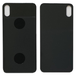 Задняя крышка для Apple iPhone Xs Max Серый (широкий вырез под камеру) - Премиум