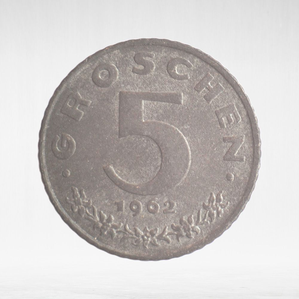 Austria, 5 Groschen, 1962, F