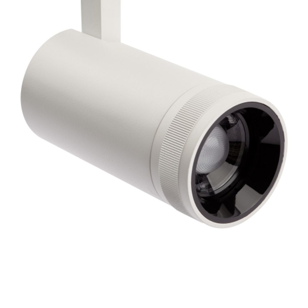 Трековый светильник трехфазный ЭРА STR-30-99-40K-W20 светодиодный 20Вт регулируемый луч 4000K белый | Трехфазные трековые светильники