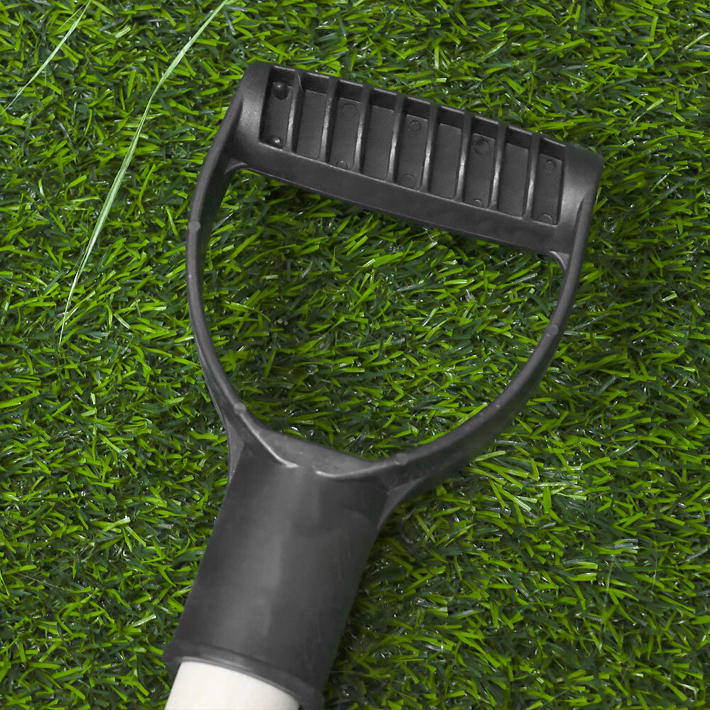 Лопатка туристическая (автомобильная) с черенком и V-обр. ручкой