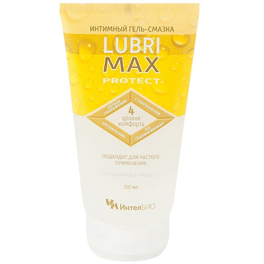 Интимный гель-смазка ИнтелБИО Lubrimax Protect 150мл