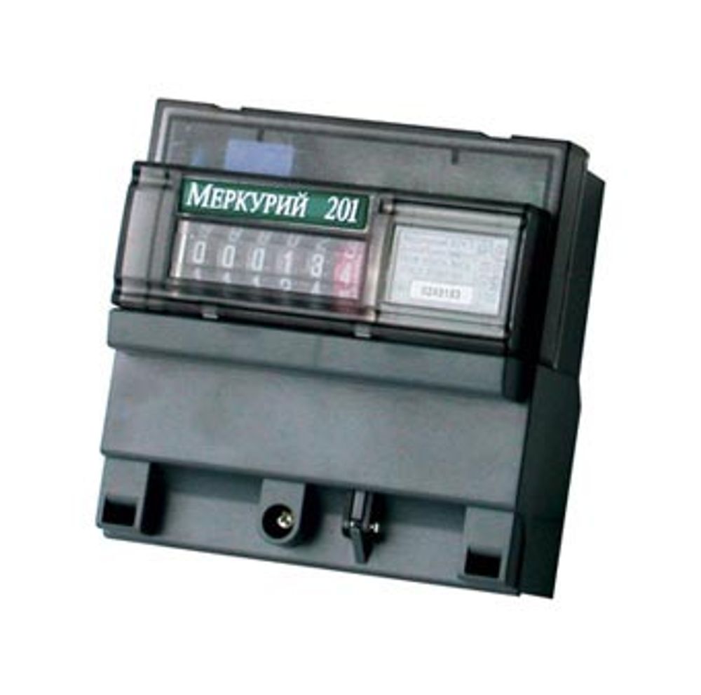 Счетчик Меркурий 201.6 10-80А открытая установка 1 фазный 1 тарифный (50700)