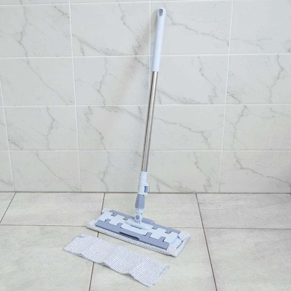 Швабра для пола с насадкой из микрофибры, 14*36*120см, металлический черенок