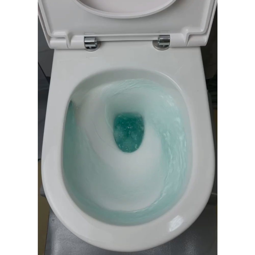 Унитаз подвесной Boheme Flow 969-SET-W, белый с крышкой-сиденьем с микролифтом