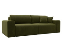 Диван прямой Лига-036 НПБ Классик МИКРОВЕЛЬВЕТ Зеленый