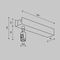 Основание потолочное Maytoni Technical Accessories for tracks Flarity TRA156C-BB1-BS
