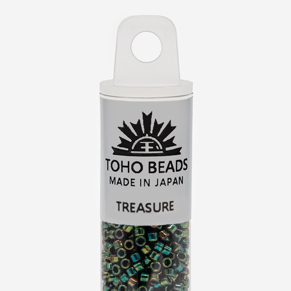 Японский бисер TOHO Treasure (№507), металлизированный, непрозрачный глянцевый