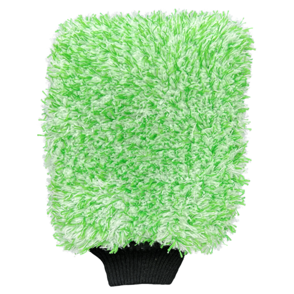 Микрофибровая варежка для мойки LERATON WASH MITT MW4 GREEN