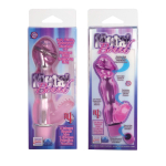 Вибромассажер с металлической дугой в головке - 13 см. (Цвет: розовый)