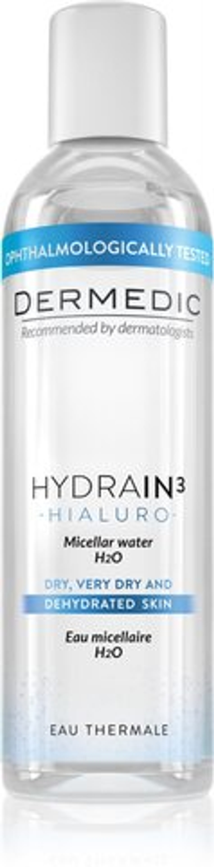 Dermedic Hydrain3 Hialuro - Мицеллярная жидкость H2O /   200  ml  / GTIN 5906739783106