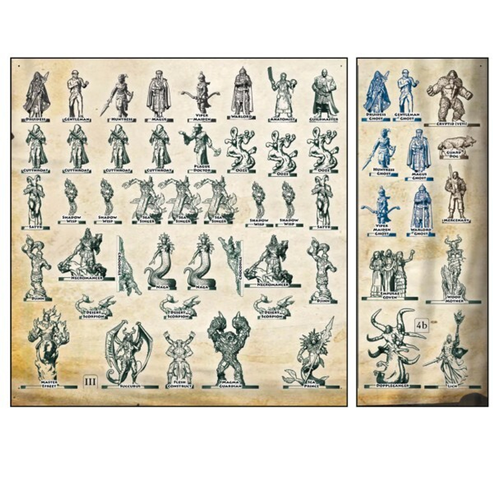 (Бронь) Folklore Creature Crate All Expansion Minis