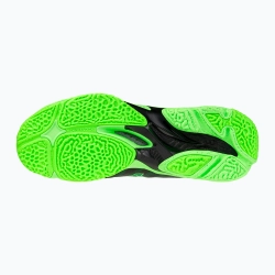 Кроссовки волейбольные Mizuno Wave Lightning Elite black/glowing apple/mandarin orange