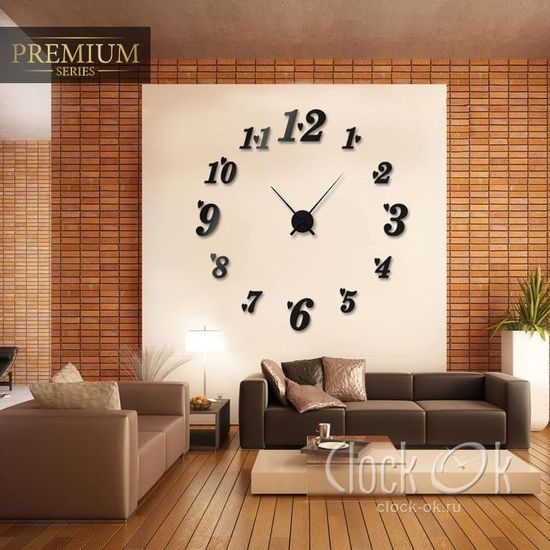Настенные 3D часы Love Time