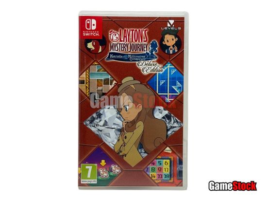 Layton's Mystery Journey: Katrielle and the Millionaires' Conspiracy Deluxe Edition (Nintendo Switch, Английская версия, Б/У)