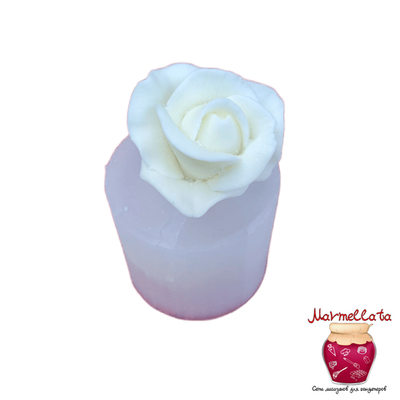 Силиконовая форма 3D "Цветок Розочка"