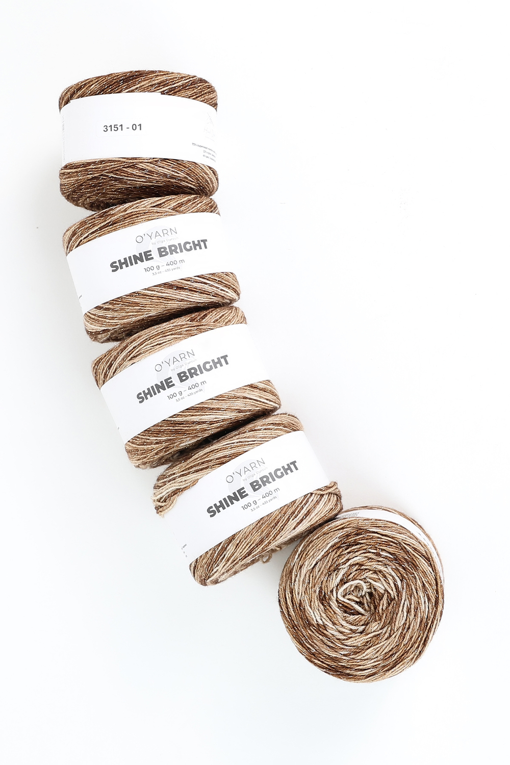 O’YARN SHINE BRIGHT NEW, 500г