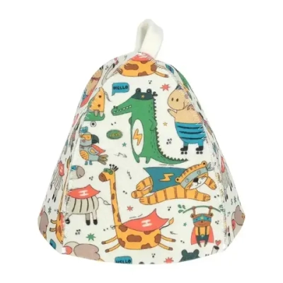 Шапка для бани и сауны детская «Супер герои» «Банные штучки», войлок