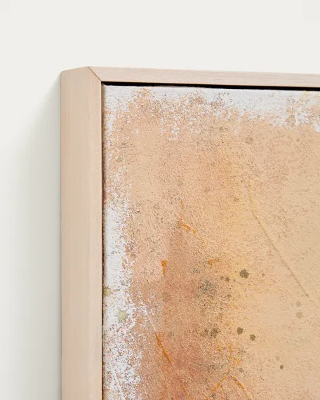 Абстрактная картина Selnar желтая 60 x 90 см