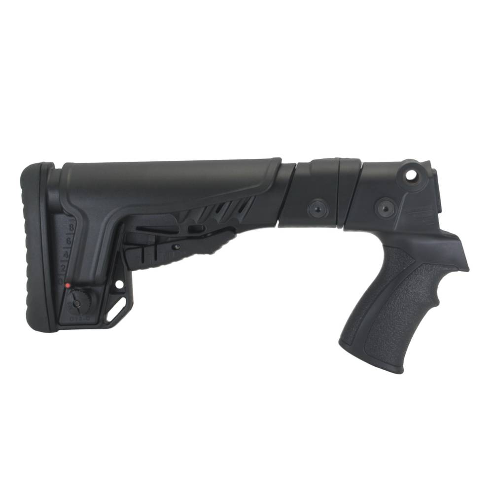 Телескопический приклад Бекас 12, 16, DLG Tactical. Черный