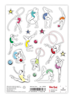 Гимнастки-цветные пятна