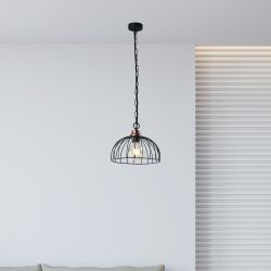 Светильник подвесной (подвес) Rivoli Agarola 1018-106 1 х Е27 40 Вт лофт - кантри | Rivoli